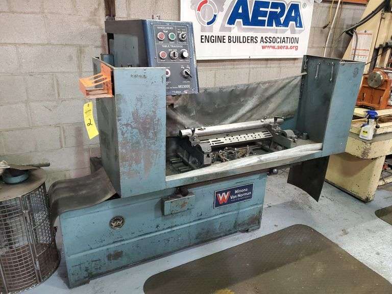 Winona Van Norman MG3000 engine block and cylinder head milling machine 220 volt. 56in base, 67