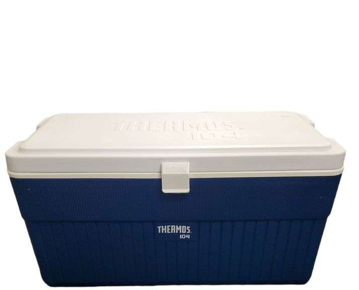 Thermos( model 7104 ) 104 quart capacity cooler BidAssets Online