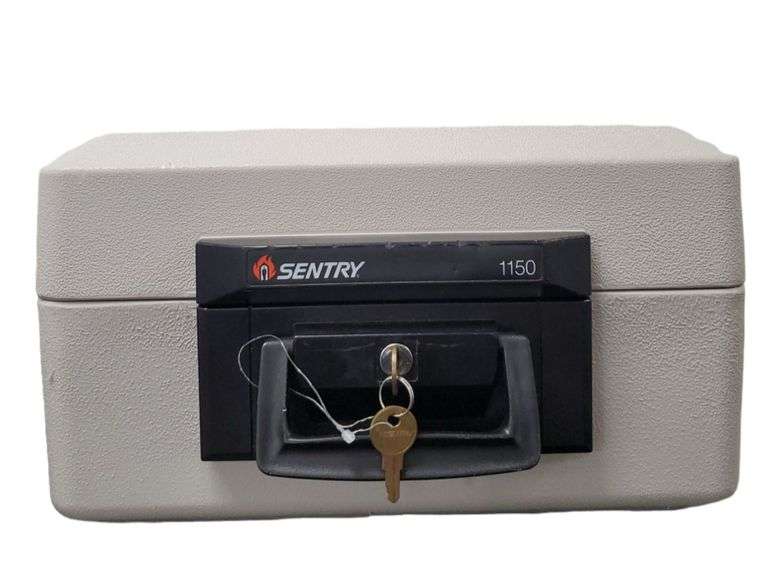 Sentry Fire/ Waterproof Safe Chest with key model 1150 BidAssets