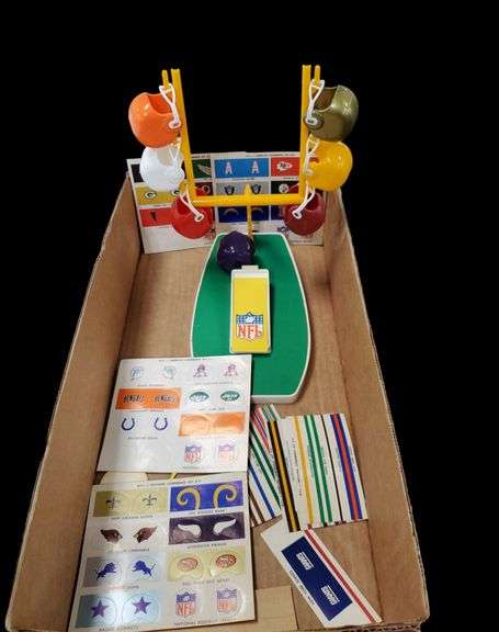 Vintage NFL Field Goal With Helmets And Decals Bid Assets Online Auctions Vintage NFL Field Goal With Helmets And Decals Bid Assets Online Auctions