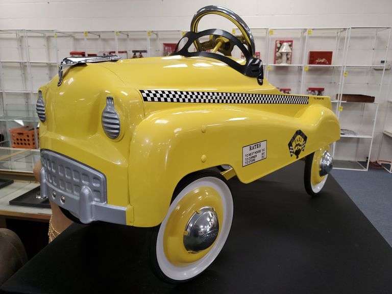 GearBox Pedal Car Company NYC Taxi pedal car. Exceptionally nice