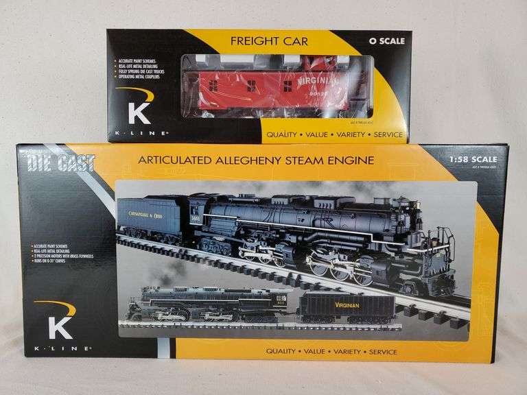 KLine "Virginian 900" articulated Allegheny Steam Engine and Tender