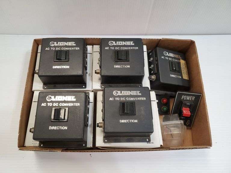 (5) Lionel AC to DC Converter Boxes 882116 BidAssets Online Auctions