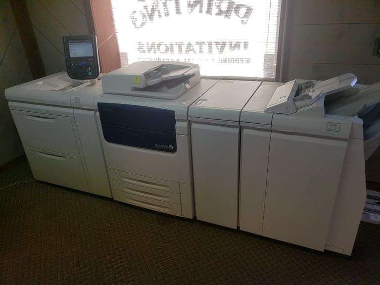 Xerox color c75 digital press total copies 987700. Dual high capacity