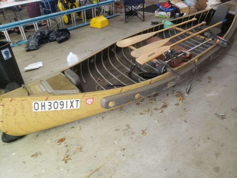 Meyers Sportspal 14ft metal canoe model s p o r t s p a l three person