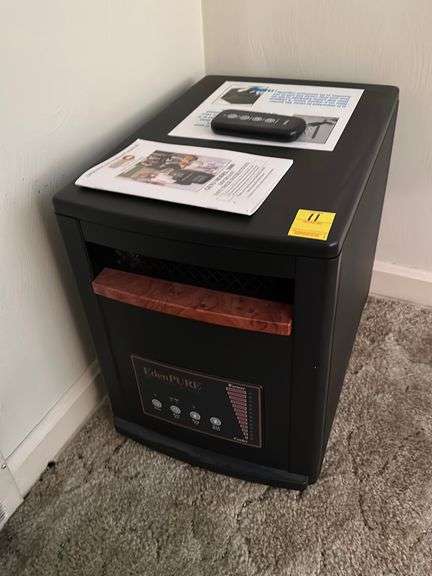 EdenPure Gen3 Model 1000 portable heater with remote - Bid-Assets