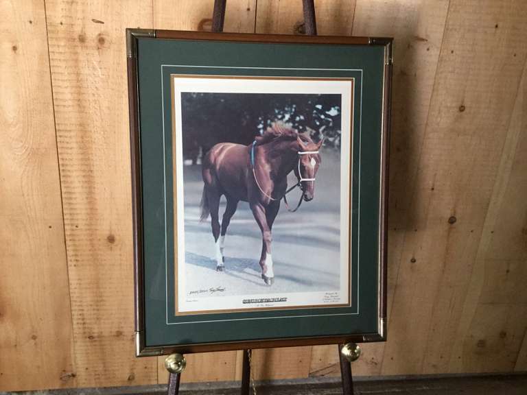 Secretariat At The Belmont Triple Crown Winner Print Bartlett