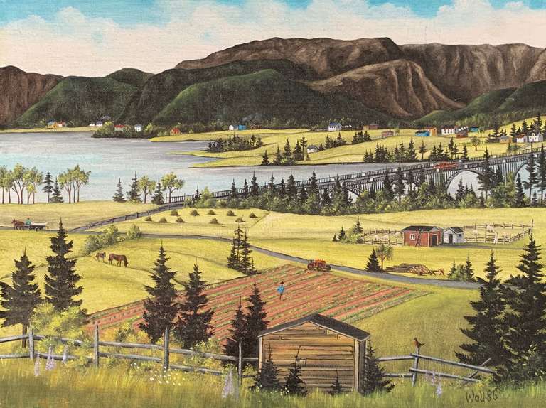'Codroy Valley, Western Newfoundland' by Elizabeth Margot Wall