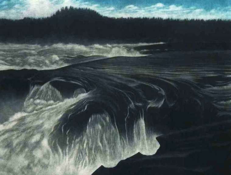 "Muskrat Falls" 3/65 by Scott Goudie Bartlett Auctions Inc.
