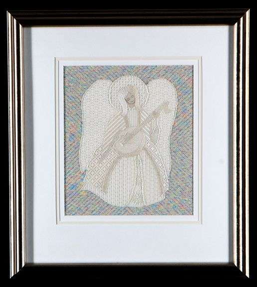 Angel with Lute Bartlett Auctions Inc.