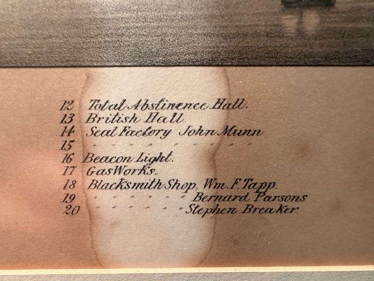 Harbour Grace panoramic 1879 Bartlett Auctions Inc.