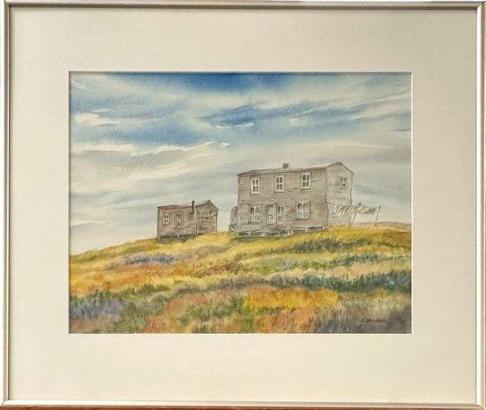 'Old Home at Tilting, Fogo Island' by Sylvia Bendsza Bartlett