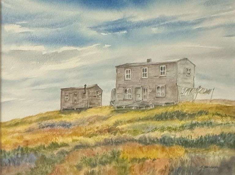'Old Home at Tilting, Fogo Island' by Sylvia Bendsza Bartlett