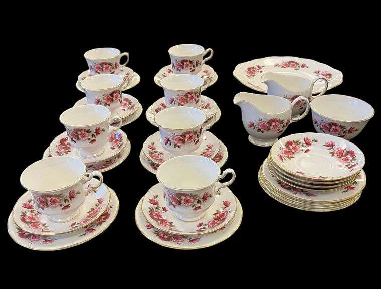 Vintage Queen Anne Bone China Bartlett Auctions Inc.