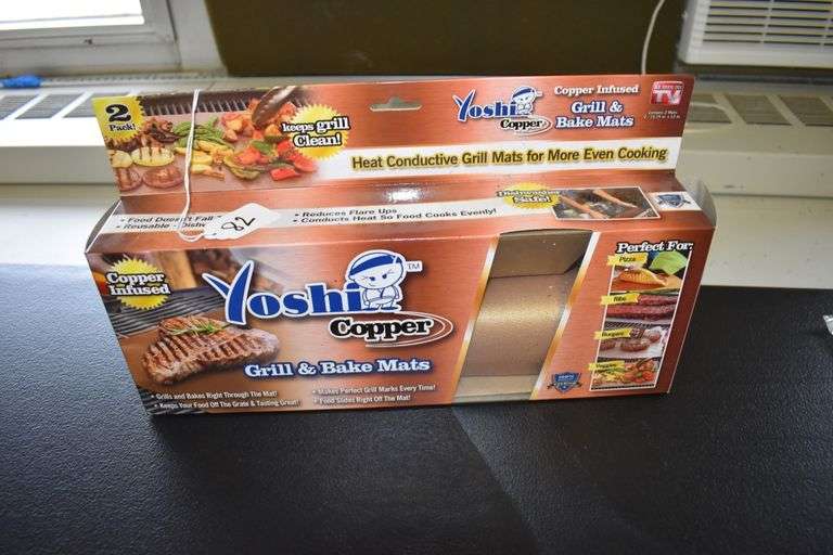 Yoshi Copper Grill & Bake Mats Bartkus Auctioneers