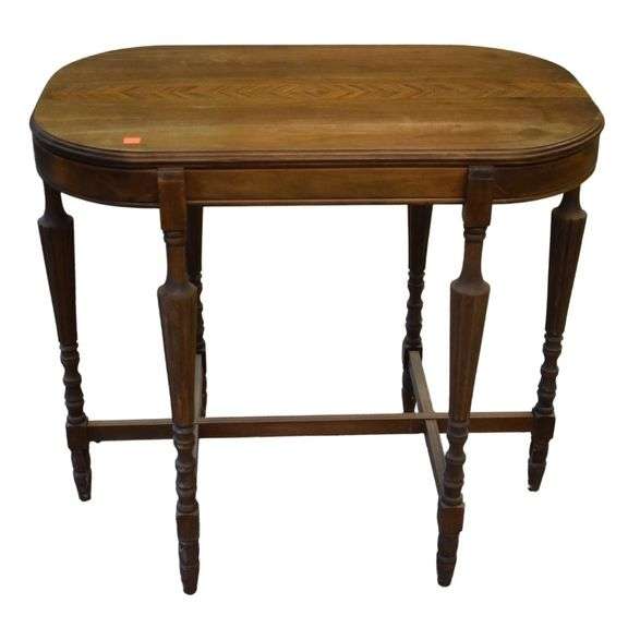 Vintage SixLeg Table Bartkus Auctioneers