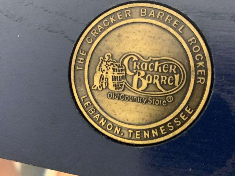 US Air Force Rocking Chair by Cracker Barrel Bartkus Auctioneers