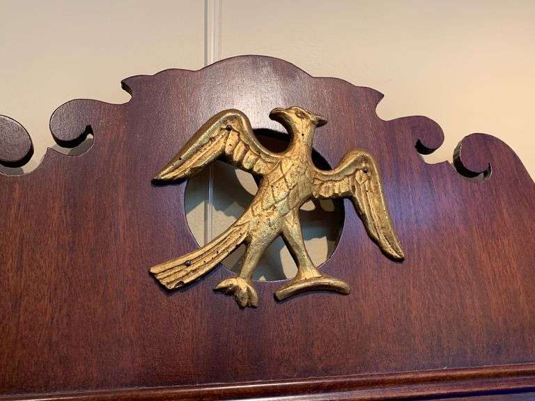 Vintage Mirror with Eagle Bartkus Auctioneers