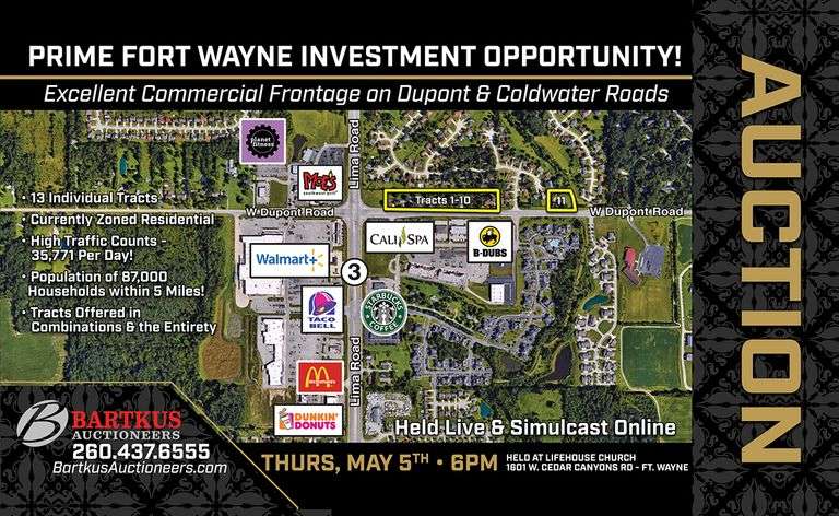 DuPont Rd and Coldwater Rd, Fort Wayne, IN Investment Properties