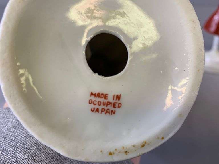 Two Statues Made in Occupied Japan Bartkus Auctioneers