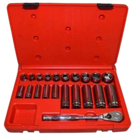 MATCO 3/8" Drive Socket Set of Deep Sockets Bartkus Auctioneers