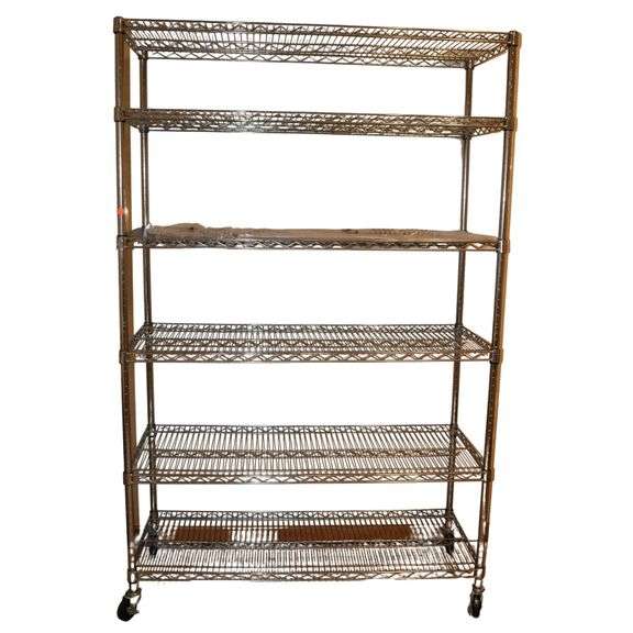 Metal Shelving Unit Bartkus Auctioneers