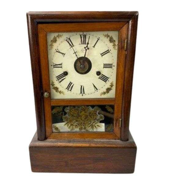 Seth Thomas Thomaston Mantel Clock Chiming Pendulum Winding Bartkus Auctioneers