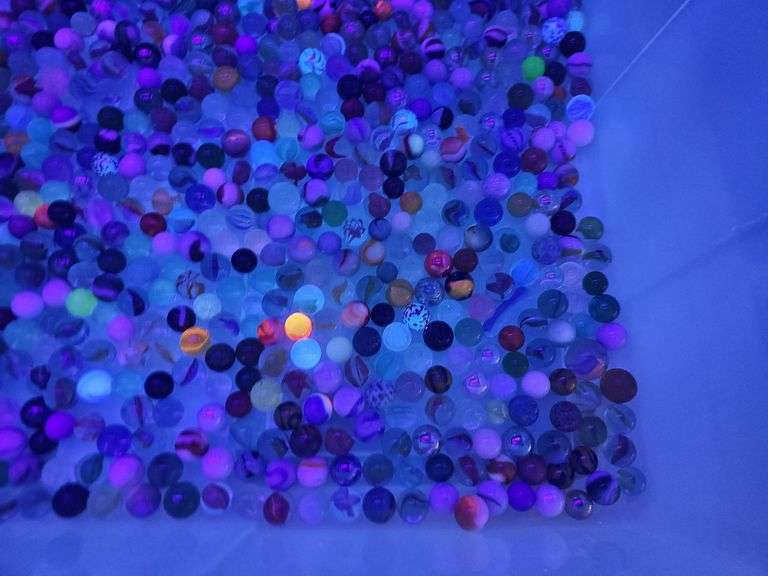 Mixed Vintage Estate Marbles Swirls Uranium UNsorted LOT