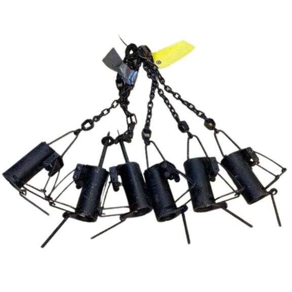 Lot of 6 - Quad Performance Traps Animal Foot Raccoons - Bartkus