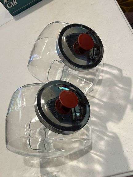 2 Apothecary jars