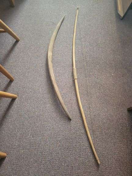 Primative Bow and Wood
