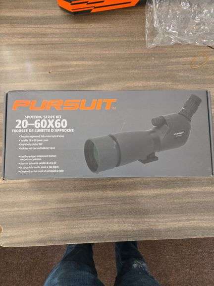 Pursuit 20-60x60 spotting scope kit