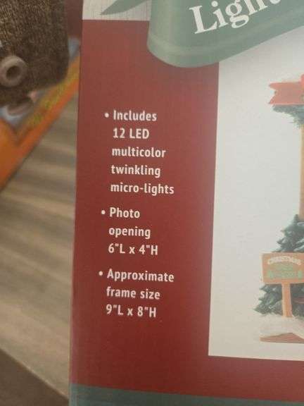 Bass pro shop Santa and Light Up Frame