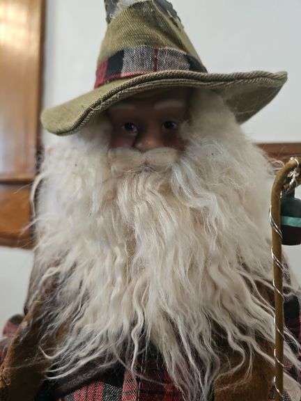 Bass pro shop Santa and Light Up Frame