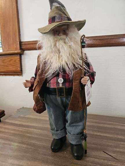 Bass pro shop Santa and Light Up Frame