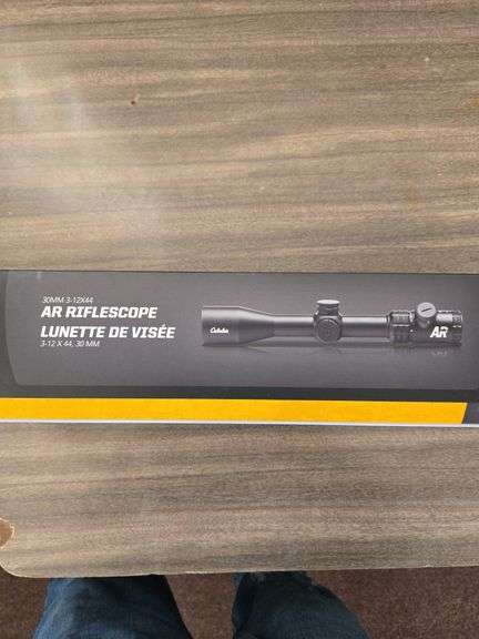 Cabelas 30mm 3-12x44 AR rifle scope
