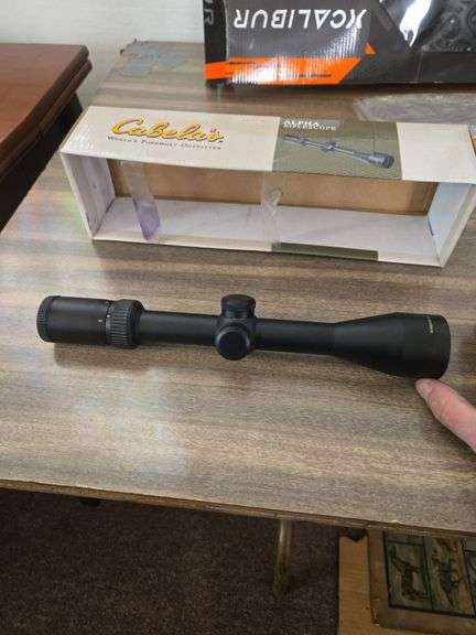 Cabelas alpha rifle scope 3-12x40