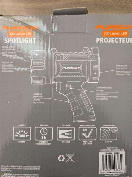 Pursuit 300 lumen led spotlight