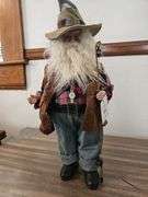 Bass pro shop Santa and Light Up Frame