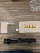 Cabelas alpha rifle scope 3-12x40