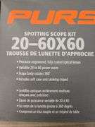 Pursuit 20-60x60 spotting scope kit