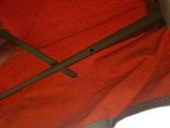 Bass pro shop mesh back Canopy chair. Missing a screw on Canopy