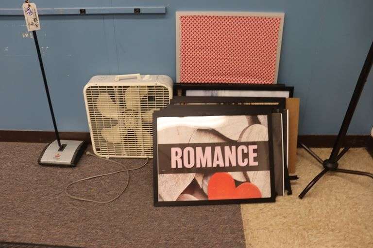 All to go Picture frames, hall tree, box fan, & more Backes