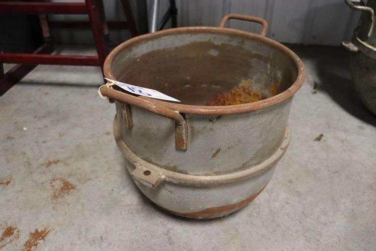 Galvanized Rusted Metal Fish Bowl Reference: Rusted 30 Quart Galvanized Bowl