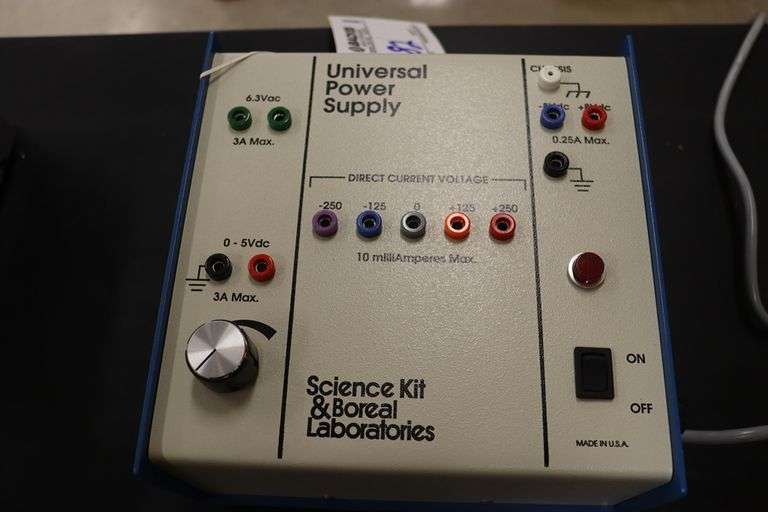 Science Kit & Boreal Labs power supply Backes Commercial Auctioneers