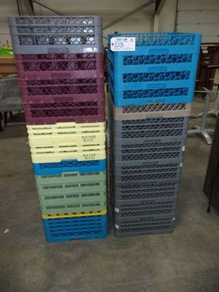 All to go glass racks - Backes Commercial Auctioneers