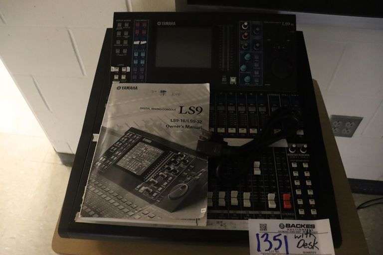 Yamaha LS9 digital mixing console Backes Commercial Auctioneers