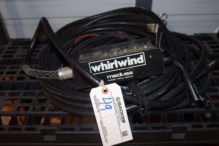 Medusa 8 channel splitter with approximately 50' of cable Backes