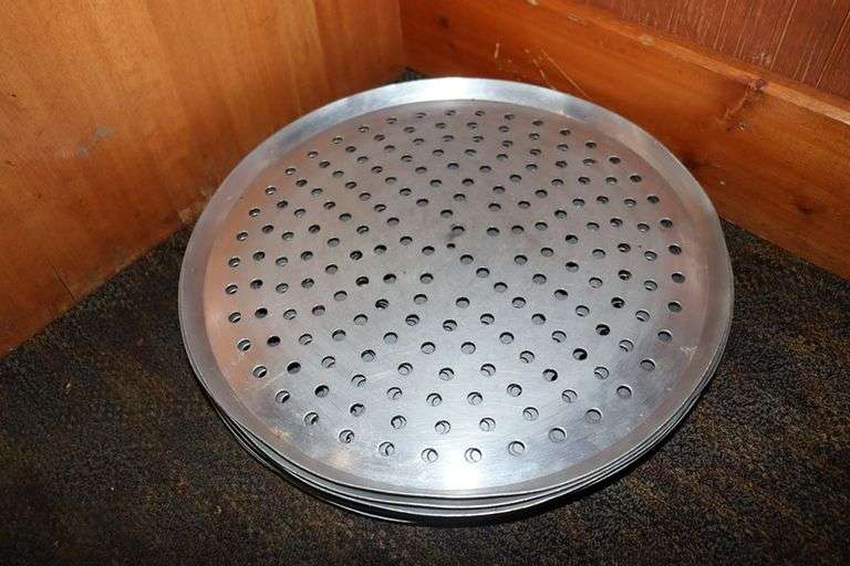 2-Pack Non-Stick Perforated Pizza Pans - 12.6 Inch Carbon Steel Pans For Breville & COSORI Ovens, Dishwasher Safe - View #9