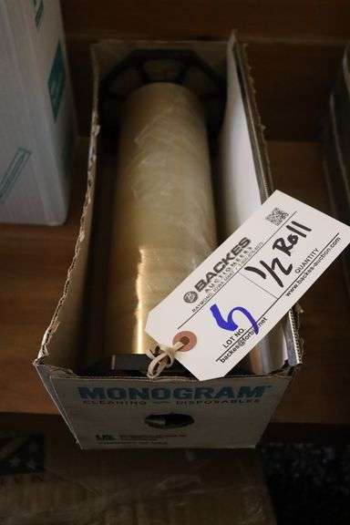 1/2 roll of Monogram 12" x 2000' food film
